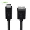 Belkin Type-C USB31 USB-C Micro USB cable de datos para teléfono cable de carga negro 1 metro