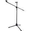 OWN L02 Microphone Floor Stand Mobile Phone K song Live Recording Concert Microphone Stand With Three Phone Clips