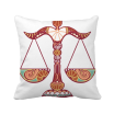 Libra Constellation Zodiac Symbol Square Throw Pillow Insert Cushion Cover Home Sofa Decor Gift