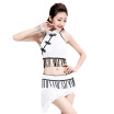 New Style Adult Nightclub DS Stage Performance Clothing Sleeveless Sequin Latin Tassel Dress Belly Dance Jazz Dance Costumes