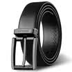 Seven wolves mens belt business casual top layer leather pin buckle belt belt men 7A528111900-09 black