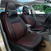 Chi Qin all-inclusive car seat cover leather ice silk material 3D ice hemp - black red special car custom factory straight hair