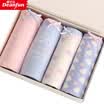 Butterfly Deanfun Ladies underwear Waist Seamless Cotton Girl Cute Cardiogram Boxer Women&39s Underwear 4 Pack Gift Box AM Code
