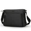 Mu Yi man bag shoulder bag men sports&leisure Messenger bag large capacity cross canvas bag ME_1162 black