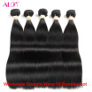 Alot Hair Wholesale India Virgin Hair Straight Wave 10 bundleslot Weave Bundles Human Hair