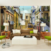 Custom photo wallpaper European style retro roadway wall painting nostalgic living room bedroom study TV wallpaper mural