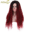 Is a wig 30 Inches Long Synthetic Ombre Afro Curly Wigs for Black Women African Hairstyle