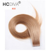 HCDIVA 18 22 Tape Hair Virgin Human Hair Extensions Straight 20pcspack PU Tape In Hair Skin Weft 40gset Color 18 22 24 60