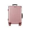 LATIT Business Aluminum Frame Suitcase Leisure Travel Luggage 20 inches with Mute Universal Wheel