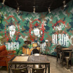 Custom 3d mural Camouflage mural wallpaper bar lounge Cafe Restaurant arcade amusement theme hand-painted graffiti wallpaper