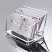 Glosen business card holder double acrylic transparent business card case C2152