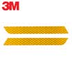 3M Reflective bumper Crash warning Scratch Car stickers Car stickers 25216cm 2 Pack Fluorescent yellow green