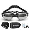 Yuke swim goggles HD waterproof anti fog myopia large frame for men&women 200300400500600 degree