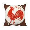 Chinese Sign 2017 Year of the Rooster Square Throw Pillow Insert Cushion Cover Home Sofa Decor Gift