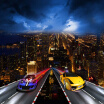 Custom Photo Wallpaper 3D Car City Night View Large Mural Wall Papers Home Decor Living Room TV Background Wall Painting Paper