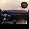 Huashi Dongfeng scenery 580 light pad 16-18 scenery 580 control instrument panel sunscreen insulation light pad automotive supplies modification with embroidery - black red edge