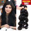 3 pcslot Peruvian human hair bundles cheap natural black body wave hair weaving for women