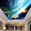 Personalized Customization Large Ceiling Mural Wallpaper Galactic Cosmic Landscape 3D Stereo Ceiling Mural KTV Bar Clubs Fresco