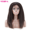 Mydiva Kinky Straight 360 Lace Frontal Wigs For Black Women With Baby Hair Brazilian Remy Hair Pre Plucked 150 Density