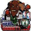 LMA Loma Car Sticker Basketball Baby Ball Car Sticker Paul Pierce Cartoon Sticker 3D Funny Car Sticker