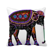 Colorful Elephant China Minority Dressing Totem Square Throw Pillow Insert Cushion Cover Home Sofa Decor Gift