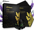 Valentines Day Gift Set for Her Ecocharms 8Pcs Lavender Anti-Aging Acne Black Sheet Mask Hyaluronic Acid Facial Mask Purifying Po