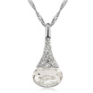 Waterdrop Pendants Crystal from Austrian Elements High Quality Crystal Necklace Women For Wedding 8422