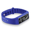 Full pass through KiFit1 full screen smart heart rate bracelet real-time heart rate monitoring WeChat content display call rejection weather display swimming waterproof sapphire blue
