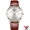 Fashionable Simple Waterproof Watches NIBOSI Wrist Watch Leather Strap Genuine Quartz Wristwatch Brand Men Watch Luxury Casual