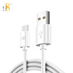 D8 Micro USB Cable for Data Transfer&Charging for Android 1m white