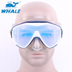 Whale Scuba Diving Snorkeling Electroplating Frameless Mask