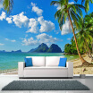 Custom Photo Wall Paper 3D Beach Scenery Large Wall Mural Wallpaper Bedroom Living Room TV Background Wall Covering Wallpaper 3D