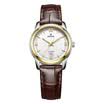 According to wave EBOHR watch the era of elements of the series between the white gold belt leather couples table female table 50280346