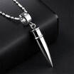 Italian titanium steel bullet necklace style many colors