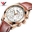 NIBOSI 2018 Top Brand Luxury Stainless Steel Wrist Watch Men Business Casual Quartz Watches Wristwatch Waterproof Relogio Masculin