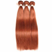 Nig Cute Hair 3 Pcs Lot 8A Grade Peruvian Human Hair Bundles Colored 33 Dark Auburn Brown Peruvian Human Hair Weave