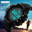 SKMEI® Mens Tough Fashion Pedometer 3D Digital Waterproof Sport Watch Fashion Watch Cool Watch