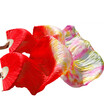 New Arrivals Stage Performance Dance Fans 100 Silk Veils Colored 180cm Women Belly Dance Fan Veils 2pcs RedMixed Colors