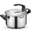 Ai Shida 20CM can be re-bottom stainless steel soup pot LG1720 Induction Cooker soup pot