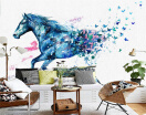 Custom 3D photo wallpaper Wall painting watercolor horse art mural lounge KTV background wallpaper mural