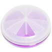INOMATA imported 3-cell sealed package small items storage box purple