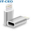 IT-CEO V7M5 Micro to Apple iPhone 5 Connector for iPhone5s5c6Plus iPad45 Air mini23 touch5 nano7 White