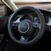 Carlisle steering wheel cover leather special car handle Sagitar Changan cs75 explorers Mazda cx-5 Audi q5 Harvard h6 Tiida Dorsett gs medium black 078