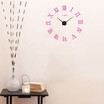 3D Wall Clock Frameless Modern Mirror Metal Large Wall Stickers Clocks Wall Watches Room Home Decorations