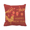 Year of the Rooster Chinese Zodiac Sign Square Throw Pillow Insert Cushion Cover Home Sofa Decor Gift