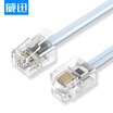 VENTION home decoration telephone line 4 core pure copper 6P4C multi-strand flat RJ11 finished with crystal head landline cable 8 m blue VAH-A01-S800