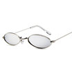 Vintage Small Oval Sunglasses Fashion Brand Women Men Metal Frame Clear Red Lens Shades Sun Glasses Eyewear UV400 eyewear