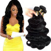 YAVIDA Hair 4 Bundles Malaysian Body Wave Virgin Hair Bundle Deals Body Wave Human Hair Style 7A Virgin Malaysian Hair Weave