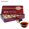 Promition China Mini Tuocha Yunnan Slimming Puer Tea Puerh health tea tin packaging Black Tea Flavor Puer Tea