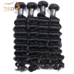 JSDShine Hair Malaysian Virgin Hair Deep Wave Malaysian Human Hair Weave Bundles Unprocessed Natural Color Hair 10"-24" Wholesale